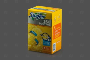 картинка Пуховка сменная из волокон д/удаления пыли и аллергенов 360° 6шт Swiffer  Мир упаковки