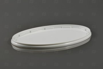 картинка Крышка к ведру овальная 5,5л белая Мир упаковки