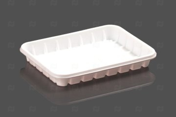 картинка Лоток ПП 1кг (221*147*22) №3 белый (100шт) Мир упаковки