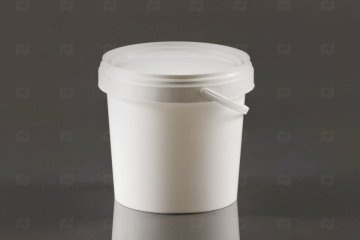 картинка Крышка к ведру круглая 1л/1,18л белая Мир упаковки