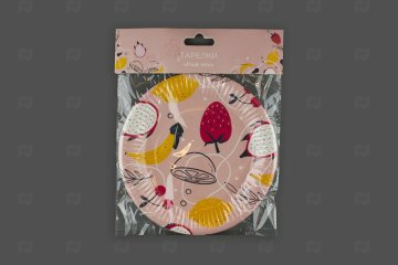 картинка Тарелка бумажная d-190мм Fruit mix набор 6шт Мир упаковки