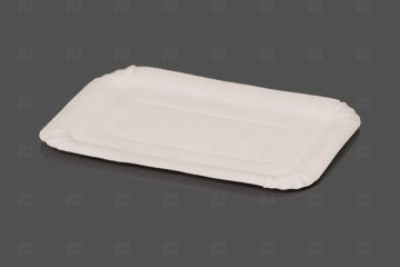 картинка Тарелка картонная 140*210мм 100шт Мир упаковки