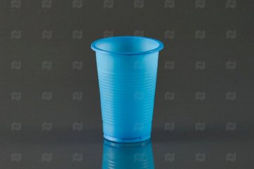картинка Стакан 200 мл РР синий "Классик" Фопос (100 шт)  Мир упаковки