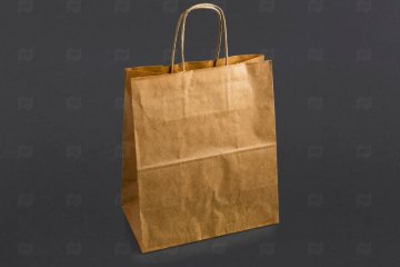 картинка Пакет бум с круч ручками крафт 240*140*300мм РМЦ Мир упаковки