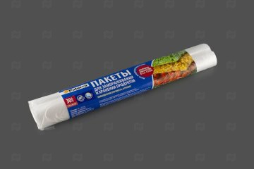 картинка Пакет фасовочный рулон 25*32см 18мк д\замораживания Paterra 30шт Мир упаковки
