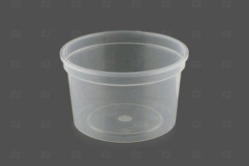 картинка Баночка ПТ 250мл d96*57 (25шт) без крышки  (Универсал 250/96) (ПП) Мир упаковки