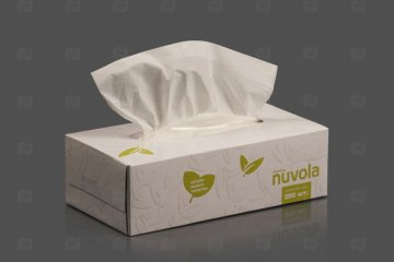 Купить Салфетки в коробке 2-сл (200шт) Nuvola Aroma Green tea. Мир упаковки
