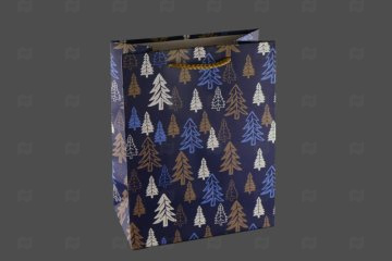 картинка Пакет ламинированный 23*18*10см Елки иголки НГ SCH220-ABCD  Мир упаковки