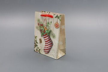 картинка Пакет ламинированный 24*18*8см Новогодние украшения-1 НГ SCW443-ABCD Мир упаковки