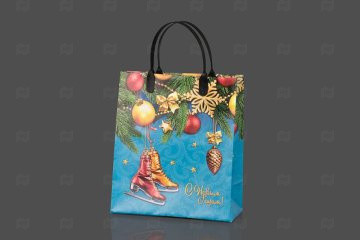 картинка Пакет софтпласт 23*27*10см 150мк Коньки НГ Мир упаковки