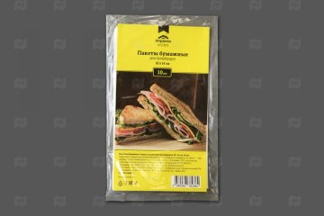 картинка Пакет бумажный (пергамент) 250*140мм под бутерброды (10шт) Impacto Home Мир упаковки