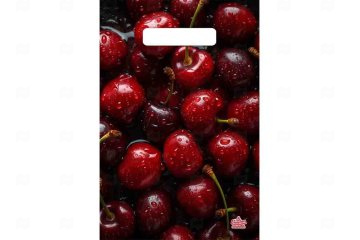 картинка Пакет с вырубной ручкой 30*20см 30мк Вишня 100шт Мир упаковки