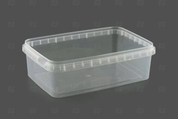 картинка Баночка АУ 1000мл 191*129*60 (25шт) прямоугольная к/з без крышки (ПП) Мир упаковки