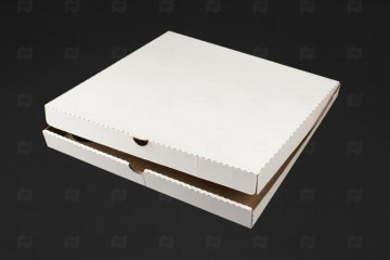 Купить Коробка для пиццы (400*400*40) белая МГК. Мир упаковки