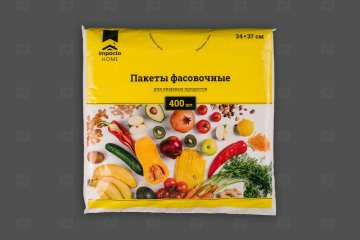 картинка Пакет фасовочный ПНД 24*37см 8мк Impacto Home компакт 400шт Мир упаковки