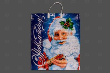 картинка Пакет с пластиковой ручкой 40*44см Новый Год НГ Мир упаковки