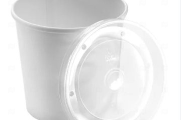 картинка Контейнер бум с PP крышкой 760мл 115*90*118мм белый 25шт Мир упаковки