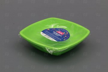 Купить Тарелка глубокая d-18 см Party-Party зеленая (6 шт.) 23448. Мир упаковки
