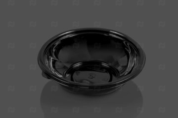 картинка Контейнер СпК-190 750мл 194*55мм б/крышки черный 75шт ПЭТ Мир упаковки