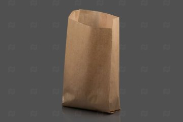 картинка Пакет бумажный нежиростойкий крафт 170*60*300мм 40гр/м2 50шт Мир упаковки