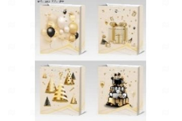 картинка Пакет ламинированный 32*26*10см 12шт Y2833-M Мир упаковки