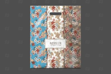 картинка Пакет с вырубной ручкой 38*47см 60мк с ламинацией Батист 50шт Мир упаковки