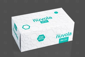картинка Салфетки бумажные в коробке 2сл 250шт Nuvola deluxe Мир упаковки