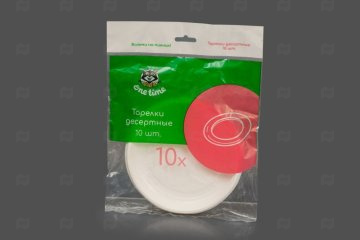 картинка Набор тарелок десертных d-170 One Time (10шт) Мир упаковки