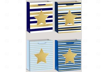 картинка Пакет ламинированный 40*31*12см 12шт SCW606-ABCD Мир упаковки