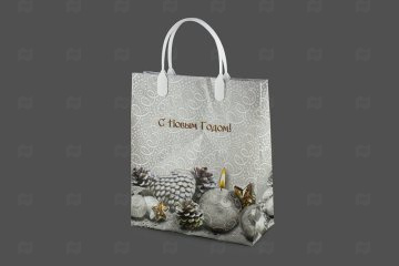 картинка Пакет софтпласт 23*27*10см 150мк Изморозь НГ Мир упаковки