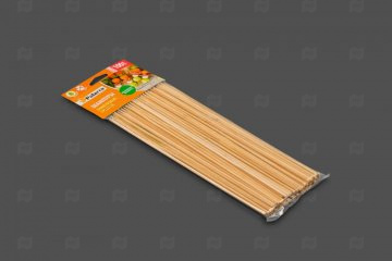 картинка Палочки для шашлыка бамбук 25см (100 шт.) Paterra арт. 401-956 Мир упаковки