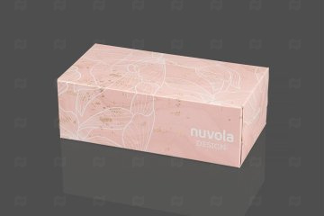 картинка Салфетки бумажные в коробке 2сл 200шт Nuvola Design Pink Мир упаковки