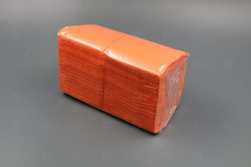 картинка Салфетки бумажные 24*24см 1сл оранжевые 400шт Мир упаковки