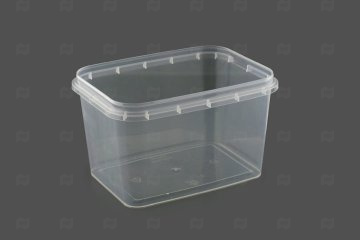 картинка Баночка ПТ 500мл 121*91*72 (25шт) прям к/з без крышки (Куб 500/91/К прям) (ПП) Мир упаковки