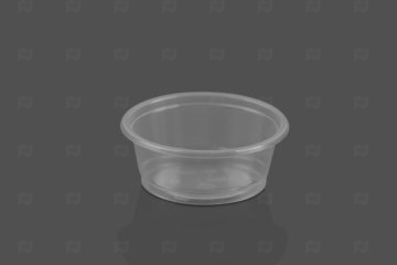 картинка Соусник с разъемной крышкой 50мл круглый прозрачный d-61/h-22мм 100шт Мир упаковки