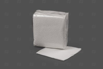 картинка Салфетки бумажные 24*24см 1сл белые 50шт Solfi Мир упаковки