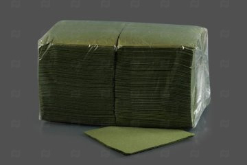 картинка Салфетки бумажные 33*33см 1сл зеленые 300шт Мир упаковки