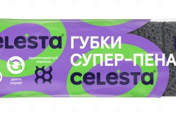 картинка Губки д/мытья посуды 95*65*33мм Супер-пена 10шт CELESTA Мир упаковки