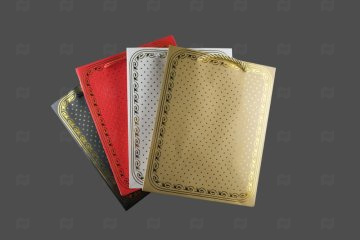 картинка Пакет ламинированный 24*18*8см 12шт SCW671-ABCD  Мир упаковки
