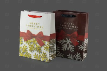 картинка Пакет ламинированный 24*18*8см Ассорти №77 НГ Мир упаковки