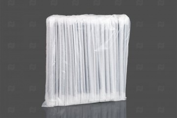 картинка Трубочки д/коктейля 0,8*24см черные прямые 250шт Мир упаковки