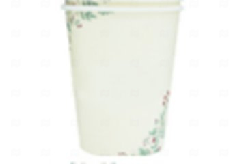 картинка Набор стаканов бумажных Новый год 3 светло-зеленый 250мл 6шт Мир упаковки