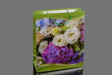 картинка Пакет лам. 32*40*10 Цветы 16845 Мир упаковки