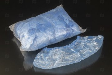 картинка Бахилы синие 4гр с двойной подошвой 100шт/уп Мир упаковки