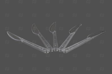 картинка Нож пластик прозрачный BUFFET 10шт Мир упаковки