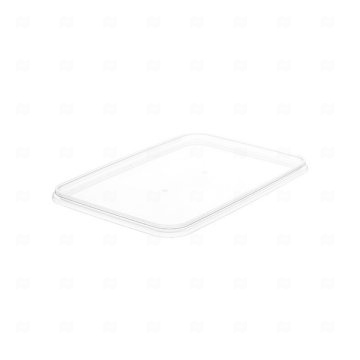 картинка Крышка к банке прямоугольная 191*129мм прозрачная 432шт В Мир упаковки