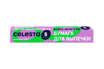 картинка Бумага д/выпечки в коробке 5м*30см CELESTA  Мир упаковки