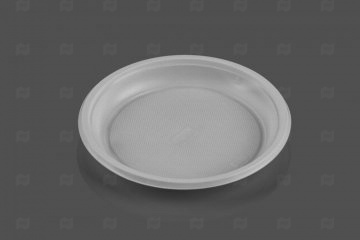 картинка Тарелка десертная РР d-165 ФОПОС (100 шт.) белая Мир упаковки
