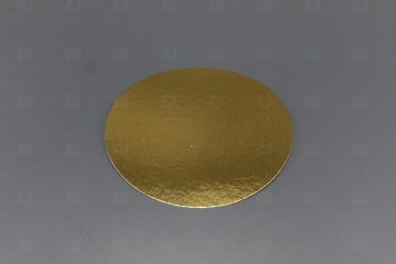 Купить Подложка для торта круглая d200х0,8мм золото (100 шт.). Мир упаковки