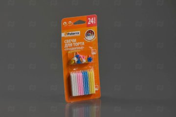 картинка Свеча д/торта 24шт Paterra арт401-708 Мир упаковки
